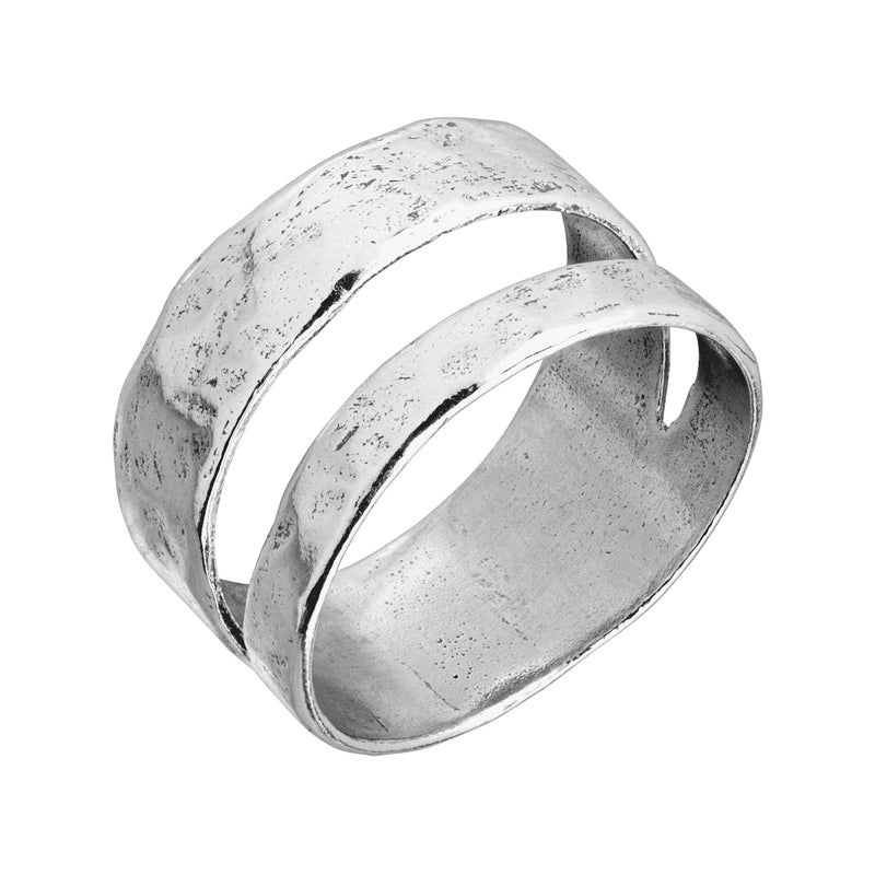 Silpada 'Double Spaced' Two Bar Ring in Sterling Silver, Size 9, Size 9 - Image 2